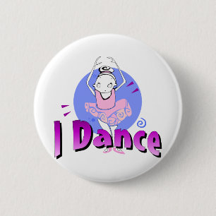 Prima Ballerina 6 Cm Round Badge
