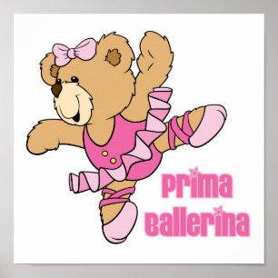 Prima Ballerina Bear Poster