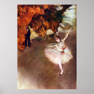 Prima Ballerina by Edgar Degas Poster