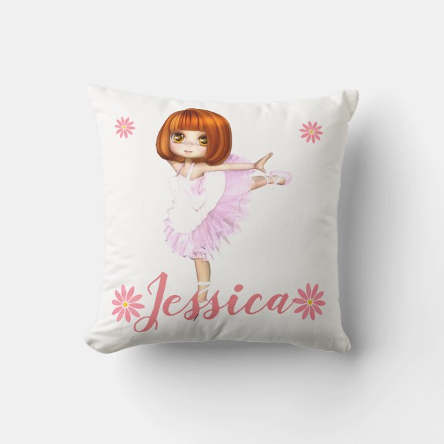 Prima Ballerina Custom Cushion (Front)