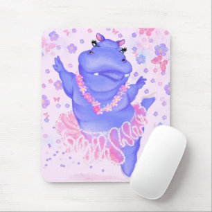 Prima Ballerina Hippo - Add Your Picture / Text Mouse Mat