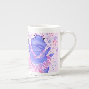 Prima Ballerina Hippo - Happy Dancer Bone China Mug