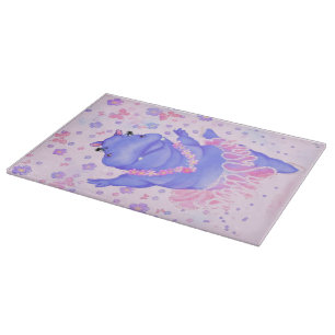 Prima Ballerina Hippo - Happy Dancer Cutting Board