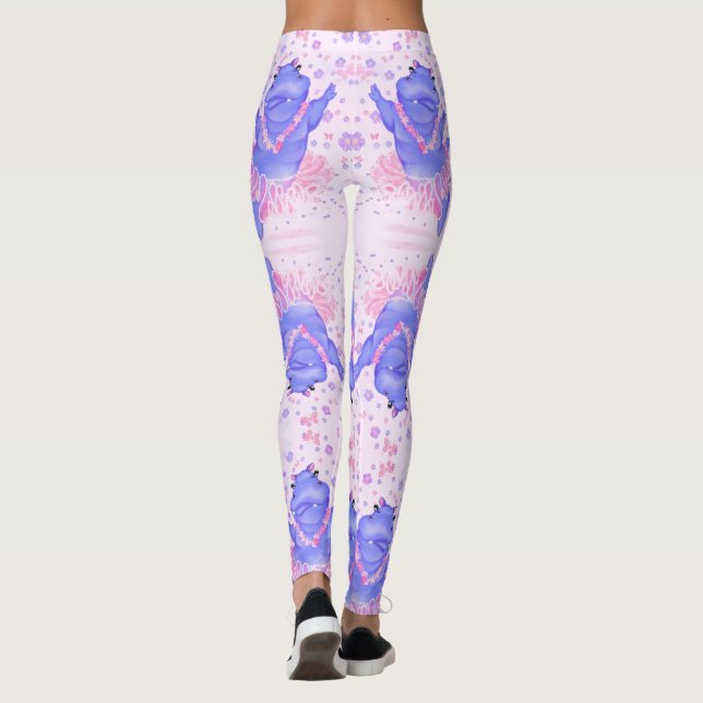 Prima Ballerina Hippo Leggings (Back)