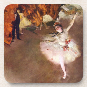 Prima Ballerina, Rosita Mauri by Edgar Degas Coaster