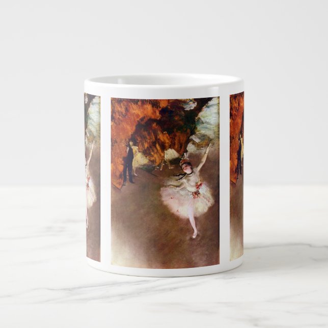 Prima Ballerina, Rosita Mauri by Edgar Degas Large Coffee Mug (Front)