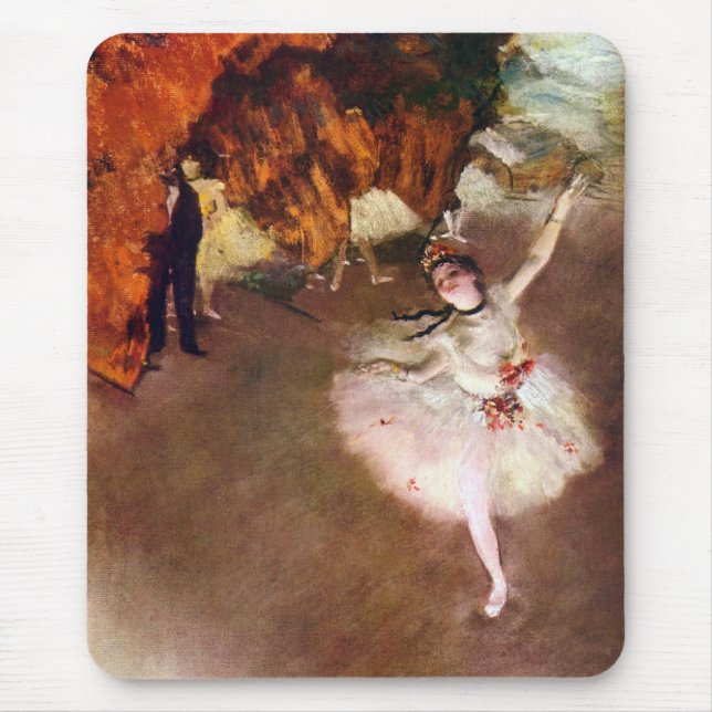 Prima Ballerina, Rosita Mauri by Edgar Degas Mouse Mat (Front)