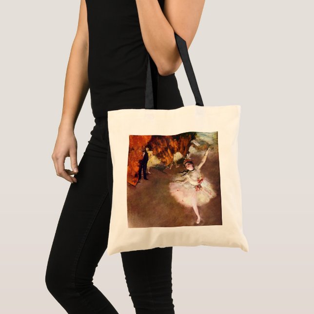 Prima Ballerina, Rosita Mauri by Edgar Degas Tote Bag (Front (Product))