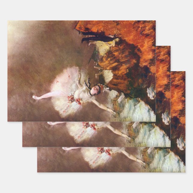Prima Ballerina, Rosita Mauri by Edgar Degas Wrapping Paper Sheet (Set)