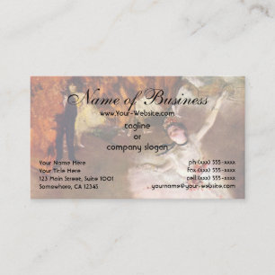 Prima Ballerina; the Star by Edgar Degas Business Card
