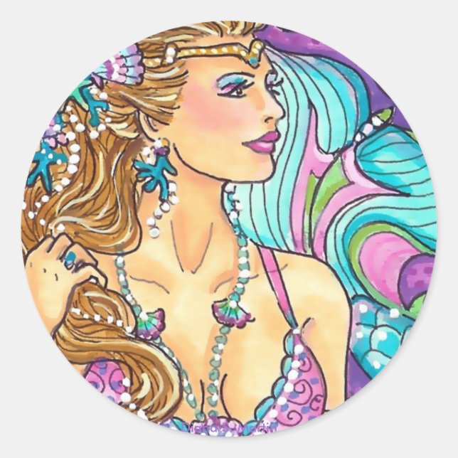 Prima Donna Classic Round Sticker (Front)