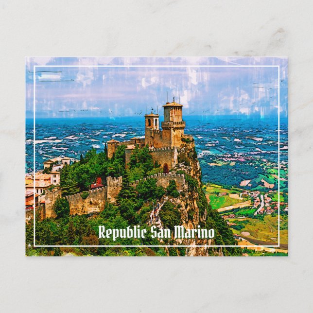 Prima Torre Guaita. Republic San Marino. Postcard (Front)