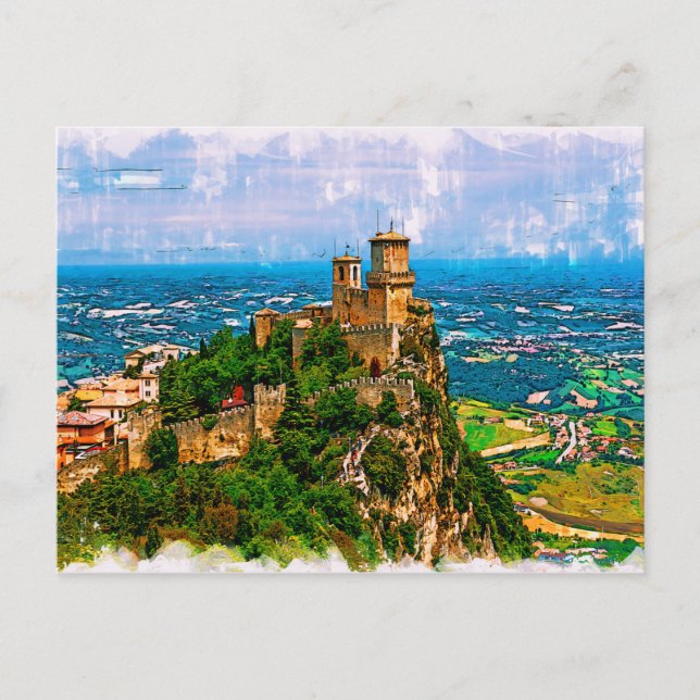 Prima Torre Guaita. Republic San Marino. Postcard (Front)