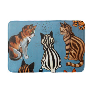 Primadonna of The Night, Louis Wain Bath Mat