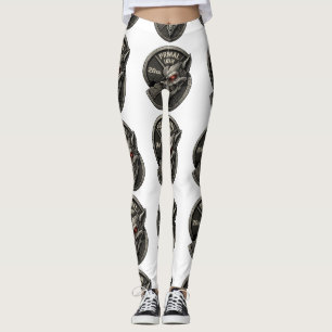 Primal Iron Wolf Gym Weight Plate Graphic T-Shirt Leggings