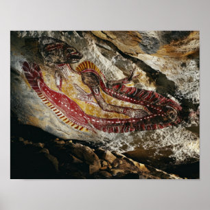 Primal Narratives: The Saga of Stone Poster