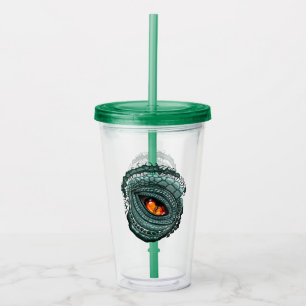 Primal Reptile Predator Eye Acrylic Tumbler