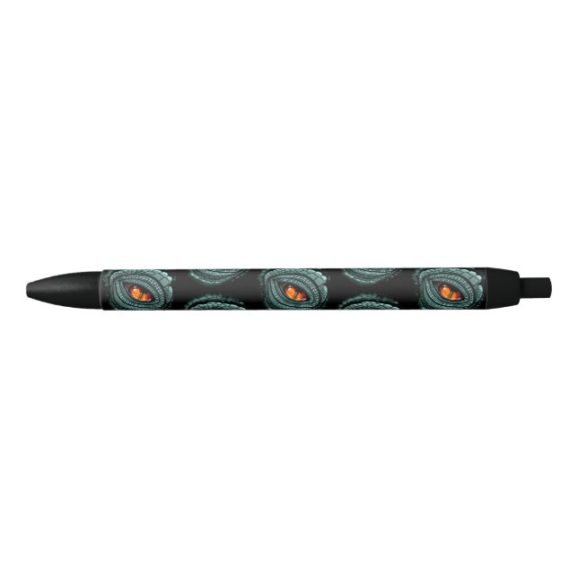 Primal Reptile Predator Eye Black Ink Pen (Front)