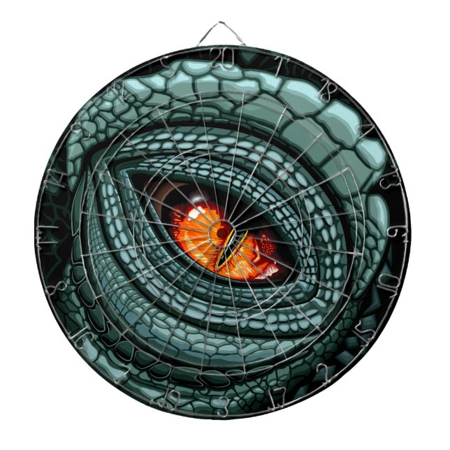 Primal Reptile Predator Eye Dartboard (Front)