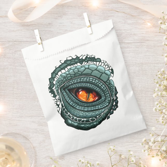 Primal Reptile Predator Eye Favour Bags (Clipped)