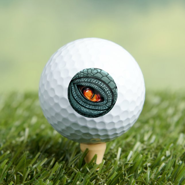 Primal Reptile Predator Eye Golf Balls (Insitu Tee)