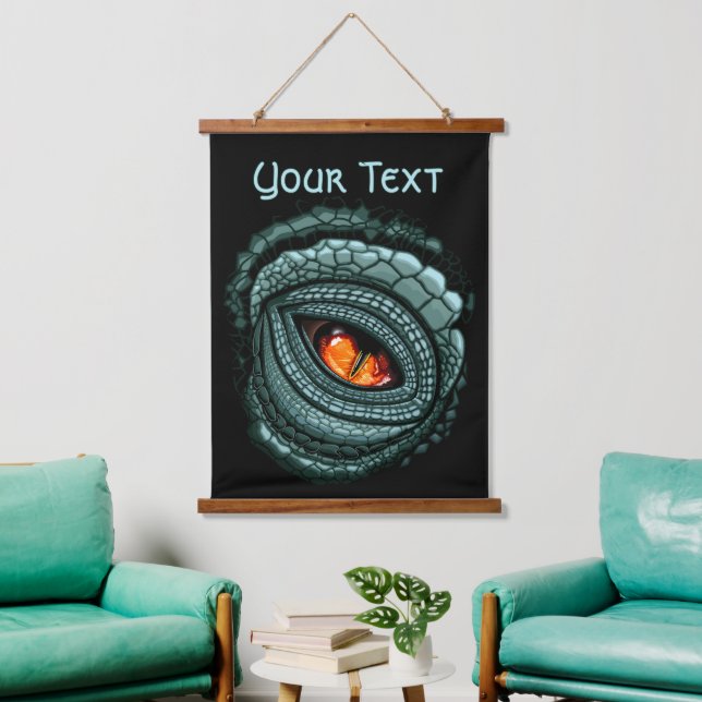 Primal Reptile Predator Eye Hanging Tapestry (Living Room)