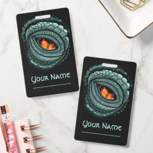 Primal Reptile Predator Eye ID Badge