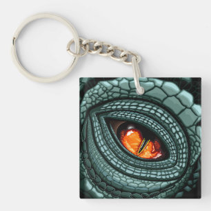 Primal Reptile Predator Eye Key Ring