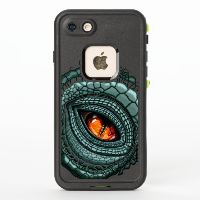 Primal Reptile Predator Eye LifeProof iPhone Case (Back)
