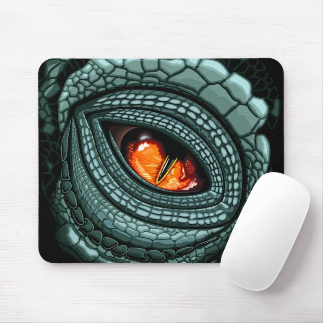 Primal Reptile Predator Eye Mouse Mat (With Mouse)