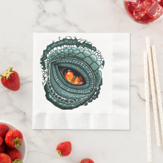 Primal Reptile Predator Eye Napkin