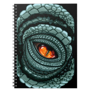 Primal Reptile Predator Eye Notebook