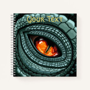 Primal Reptile Predator Eye Notebook