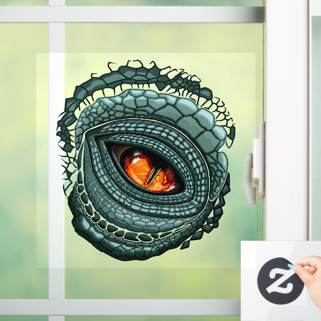 Primal Reptile Predator Eye Window Cling (Home)