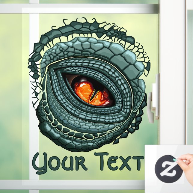 Primal Reptile Predator Eye Window Cling (Home)