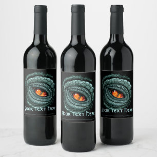 Primal Reptile Predator Eye Wine Label