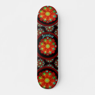 Primal Rhythms Mandala Pattern  Skateboard