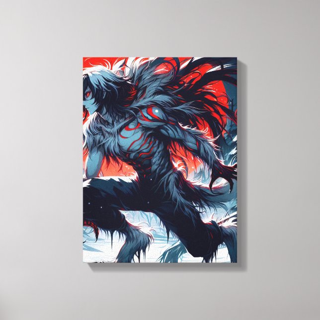 Primal Unleashed Canvas Print (Front)