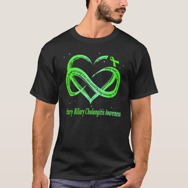 Primary Biliary Cholangitis Warrior I'm Fine T-Shirt (Front)