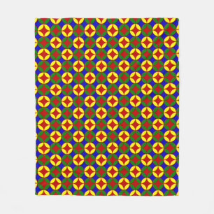 Primary Circles-04-FLEECE BLANKET M