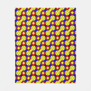 Primary Circles-10-FLEECE BLANKET M