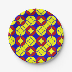 Primary Circles-10-PAPER PLATES