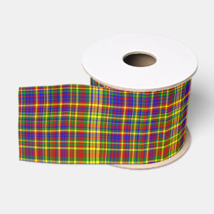 Primary Colors PLAID 02-Grosgrain Ribbon Grosgrain Ribbon
