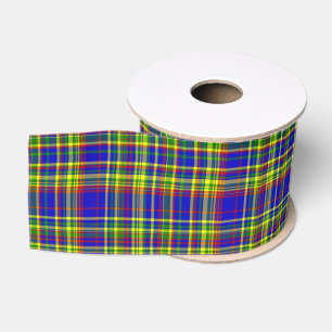 Primary Colors PLAID 06-Grosgrain Ribbon Grosgrain Ribbon