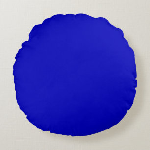 Primary Colour Blue-ROUND THROW PILLOW