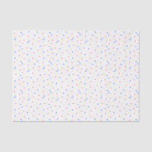Primary Colour Sprinkles Tissue Paper