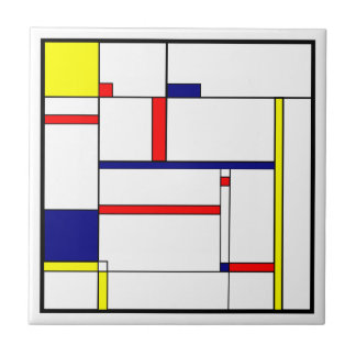 Primary Colours and Shapes Tile
