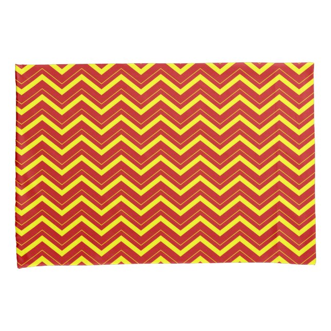 Primary Colours-Chevron 22-Pillow Case Set Pillowcase (Front-Right)