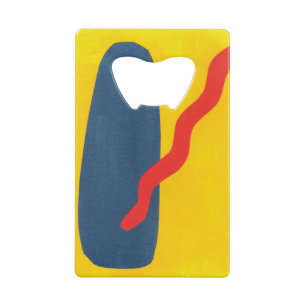 Primary Colours Credit Card Bottle Opener