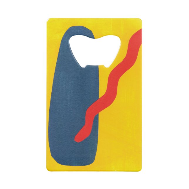 Primary Colours Credit Card Bottle Opener (Front)